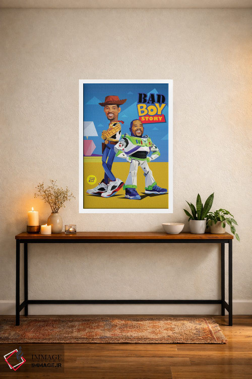 تابلو دکوراتیو داستان پسر بد اثر مایکل جرماین داوتی - D4W