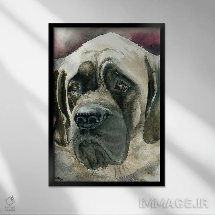 تابلو دکوراتیو مستی اثر جودیت استاین - نمای قابدار مشکی