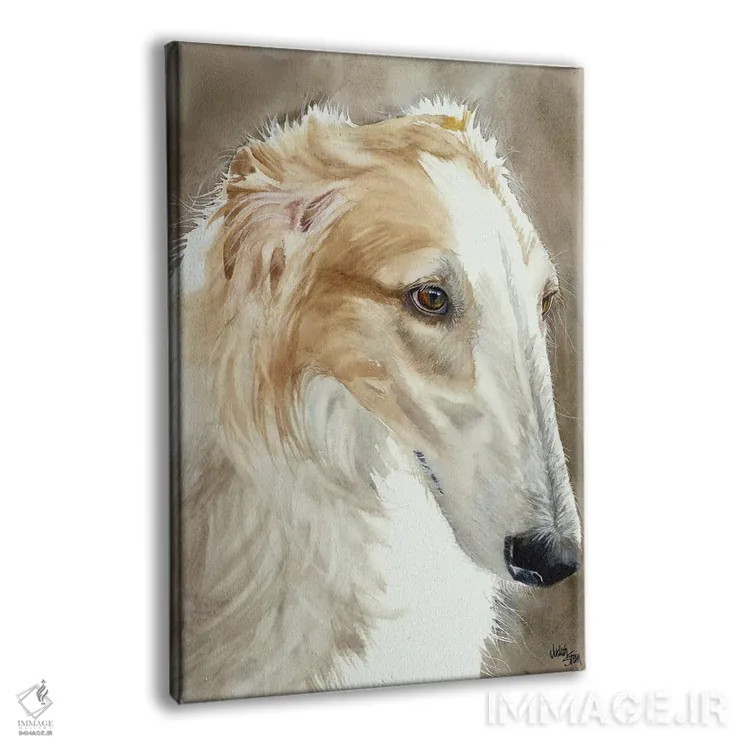 تابلو دکوراتیو سگ سریع اثر جودیت استاین - نمای پرسپکتیو محصول