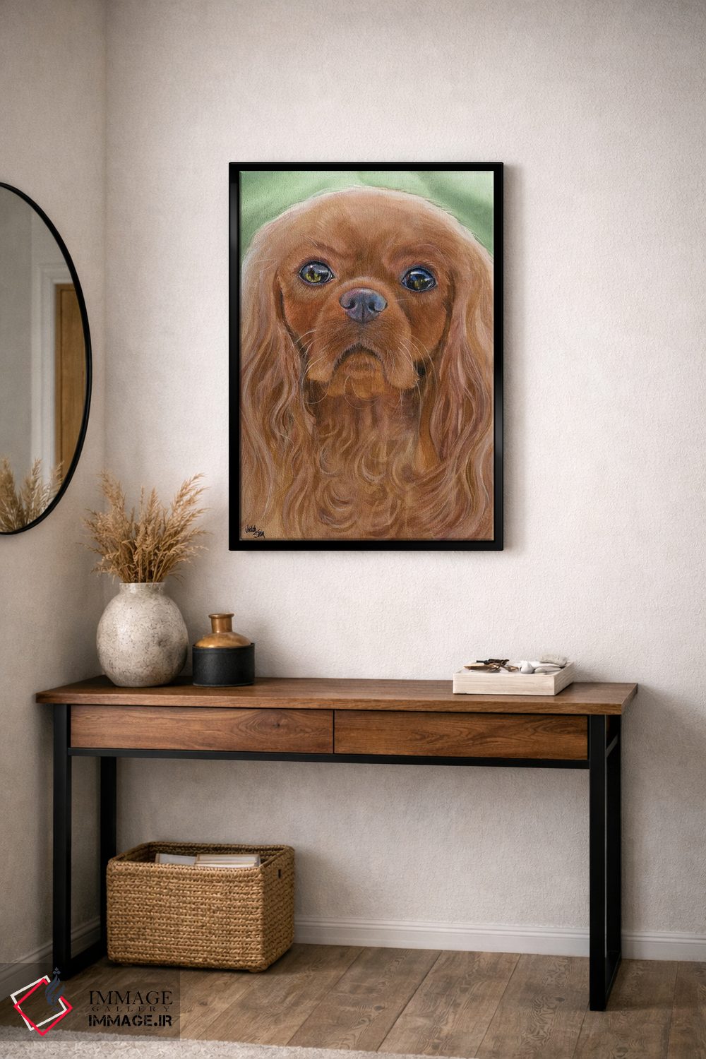 تابلو دکوراتیو کفش های یاقوتی اثر جودیت استاین - D4B