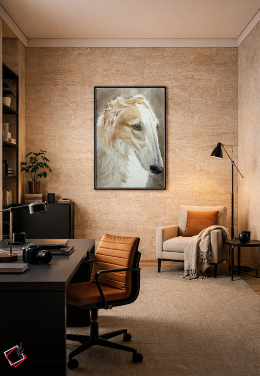 تابلو دکوراتیو سگ سریع اثر جودیت استاین - D6B