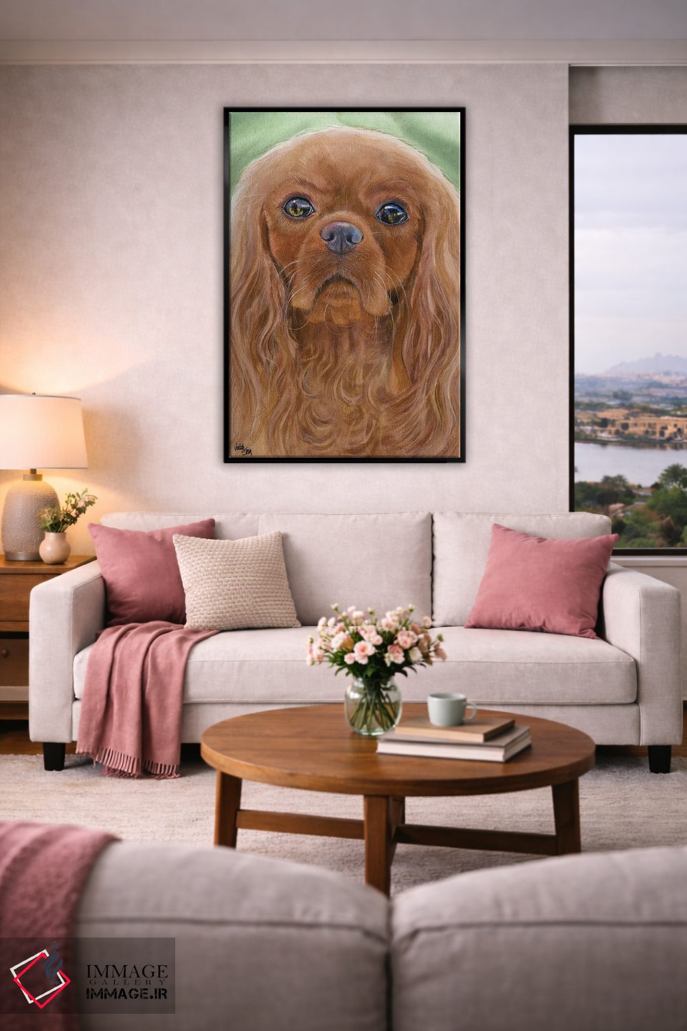 تابلو دکوراتیو کفش های یاقوتی اثر جودیت استاین - D6B