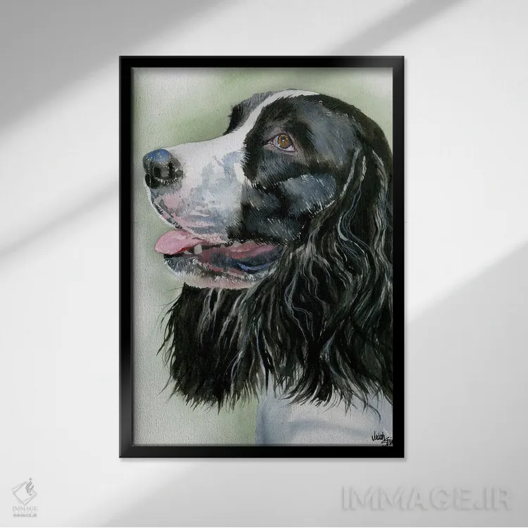 تابلو دکوراتیو زمان بهار اثر جودیت استاین - نمای قابدار مشکی