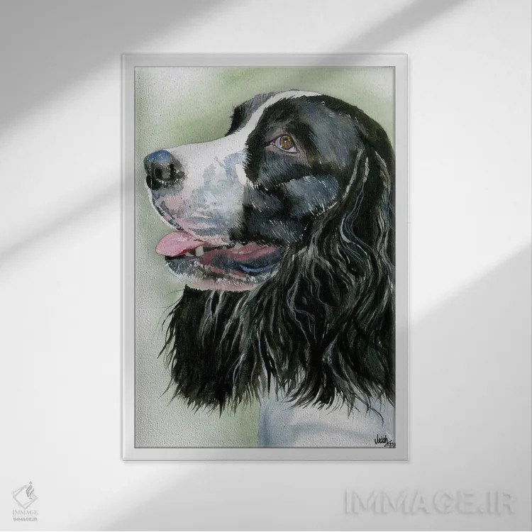 تابلو دکوراتیو زمان بهار اثر جودیت استاین - نمای قابدار سفید