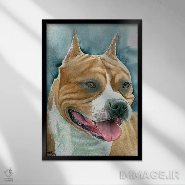 تابلو دکوراتیو استفی اثر جودیت استاین - نمای قابدار مشکی