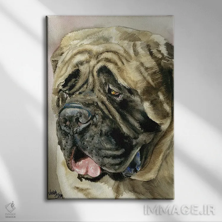 تابلو دکوراتیو غول مهربان اثر جودیت استاین - نمای روبهرو روی دیوار