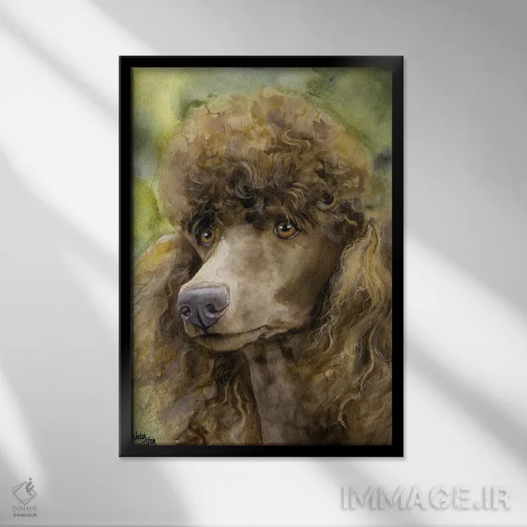 تابلو دکوراتیو صورت قارچ ترافل اثر جودیت استاین - نمای قابدار مشکی