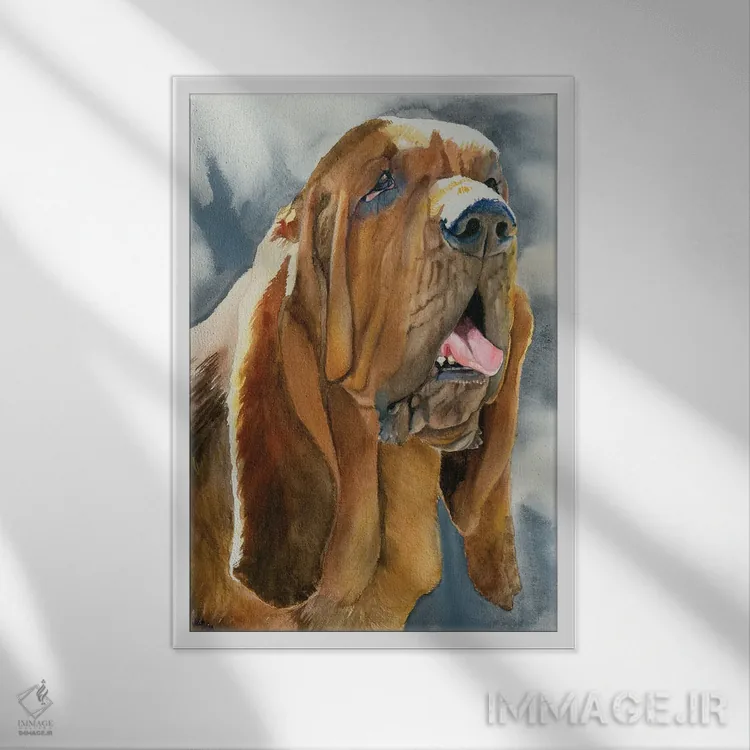 تابلو دکوراتیو بینی بهتر می داند اثر جودیت استاین - نمای قابدار سفید