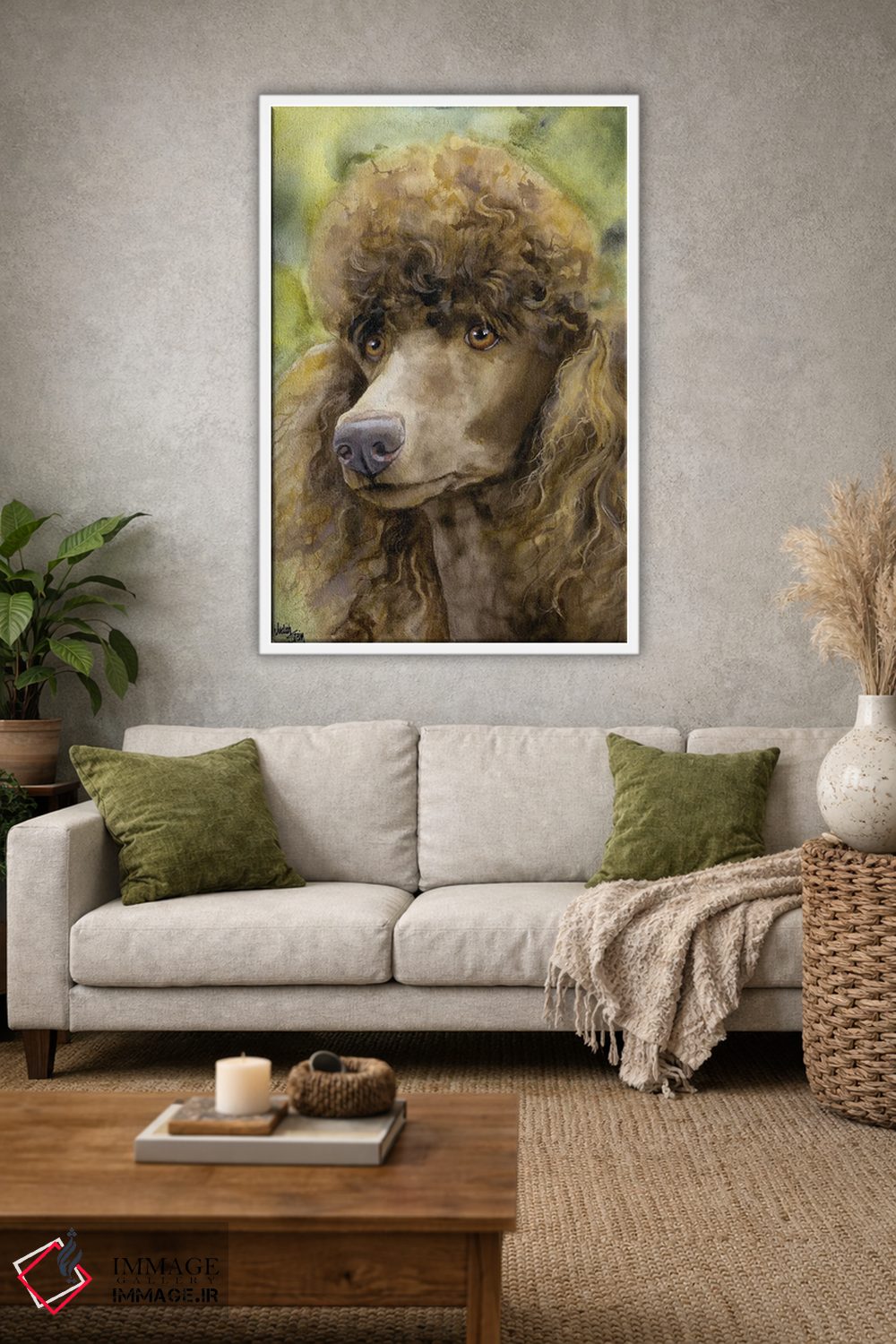 تابلو دکوراتیو صورت قارچ ترافل اثر جودیت استاین - D1W