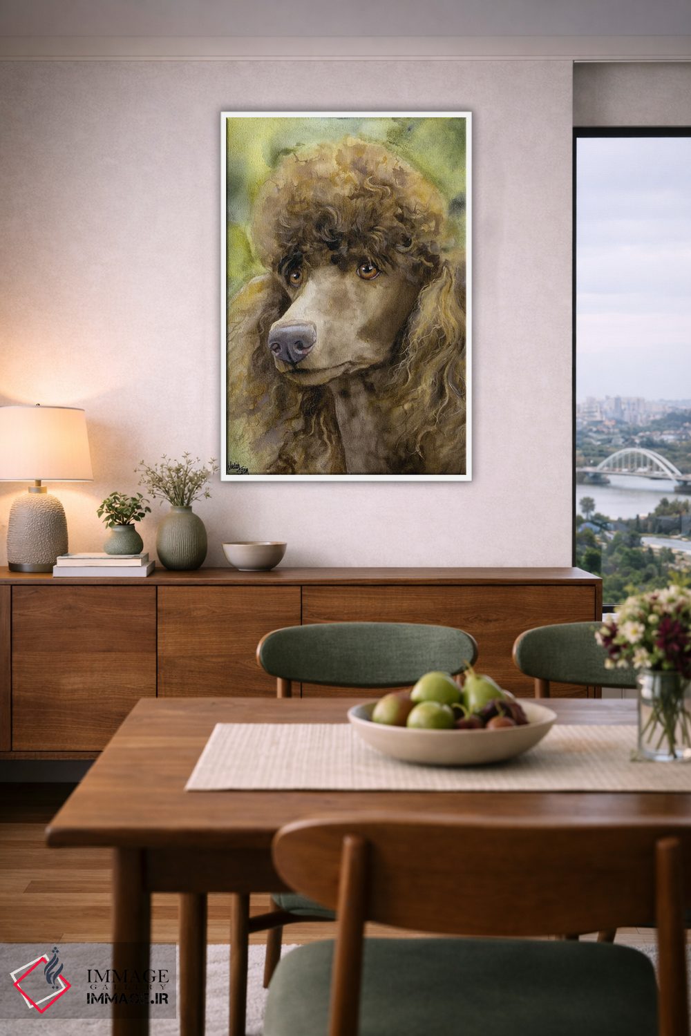 تابلو دکوراتیو صورت قارچ ترافل اثر جودیت استاین - D5W