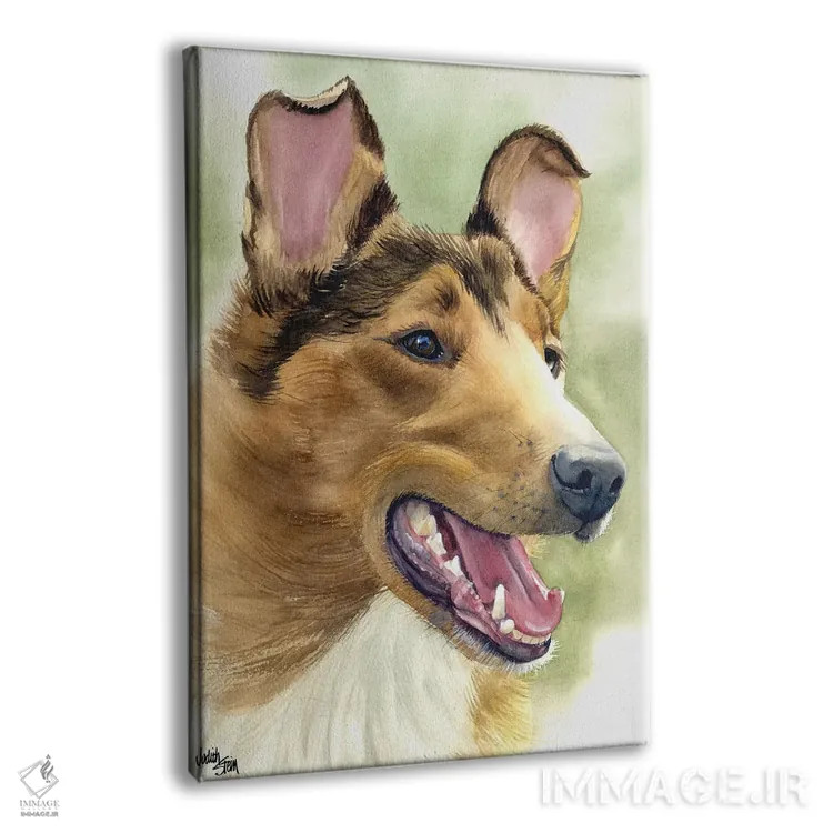 تابلو دکوراتیو سگی که باید دید اثر جودیت استاین - نمای پرسپکتیو محصول