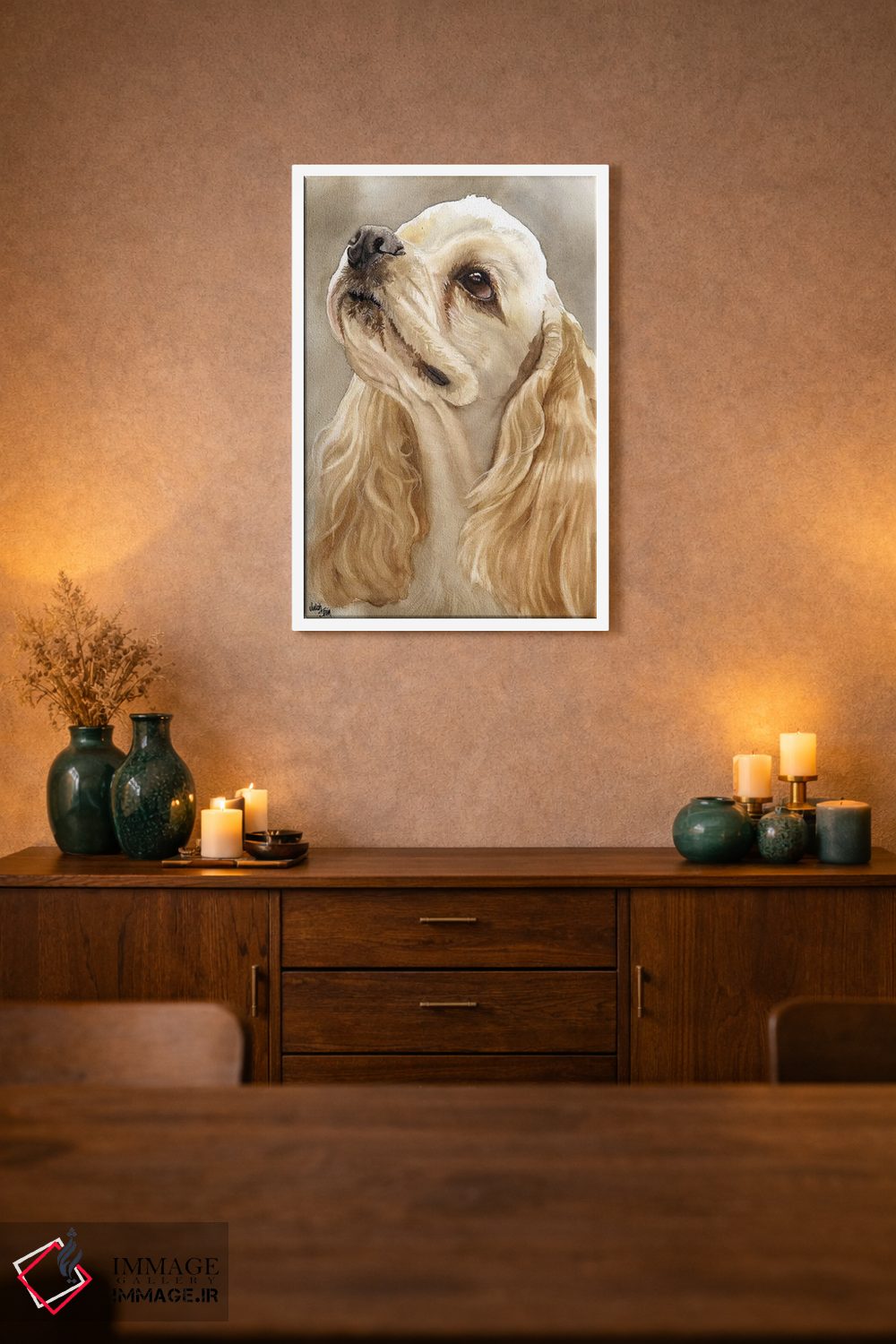 تابلو دکوراتیو دم تکان ده اثر جودیت استاین - D1W