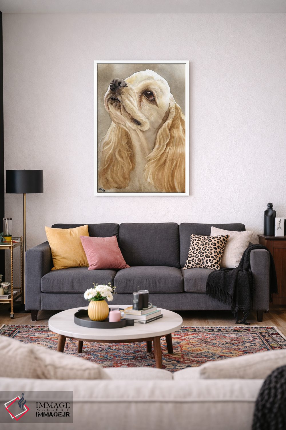 تابلو دکوراتیو دم تکان ده اثر جودیت استاین - D3W