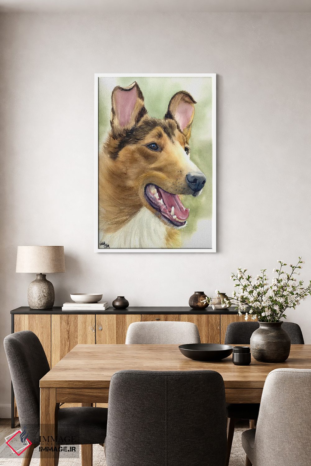 تابلو دکوراتیو سگی که باید دید اثر جودیت استاین - D2W