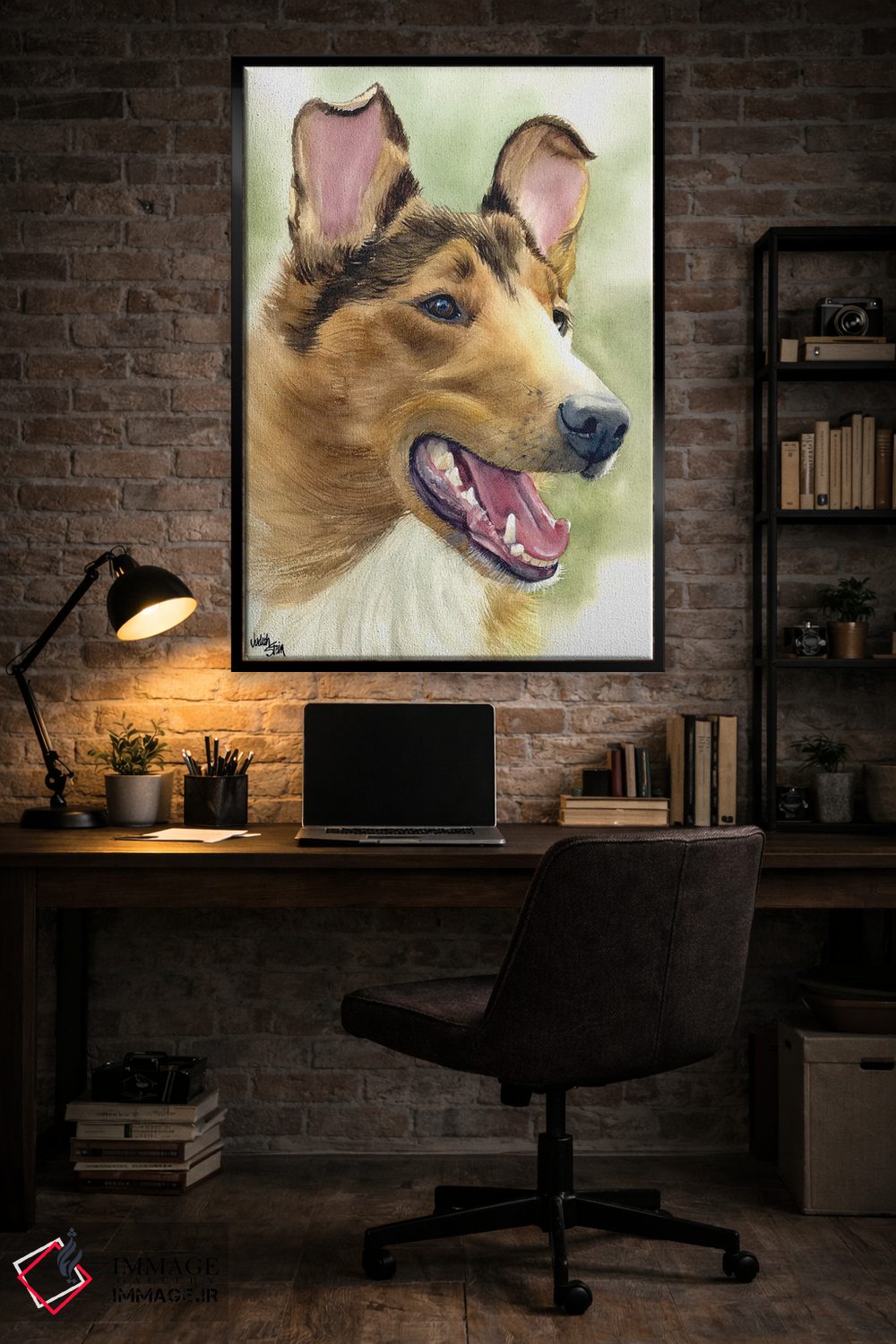 تابلو دکوراتیو سگی که باید دید اثر جودیت استاین - D4B