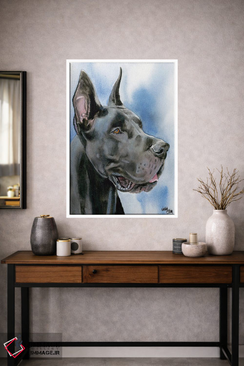 تابلو دکوراتیو دانمارکی بزرگ اثر جودیت استاین - D1W