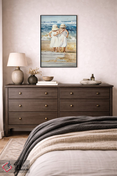 تابلو دکوراتیو بپرهای ساحل اثر جودیت استاین - D3B