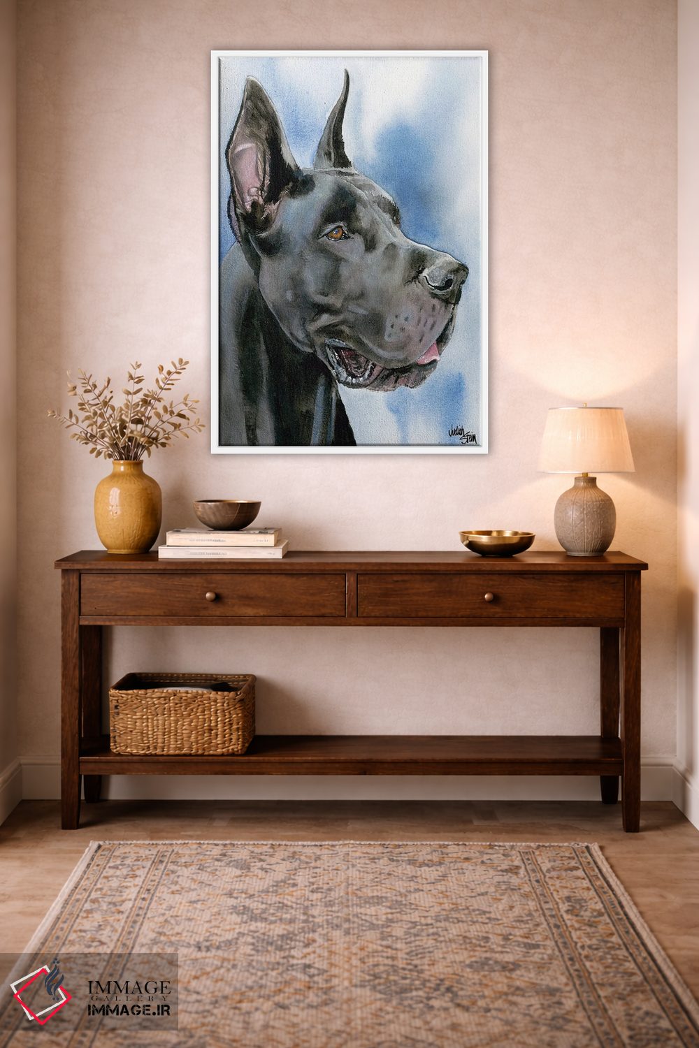 تابلو دکوراتیو دانمارکی بزرگ اثر جودیت استاین - D2W