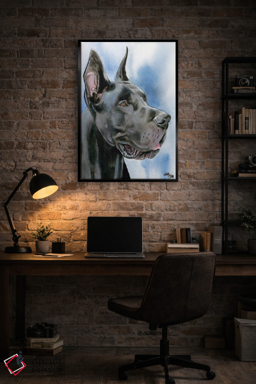 تابلو دکوراتیو دانمارکی بزرگ اثر جودیت استاین - D5B