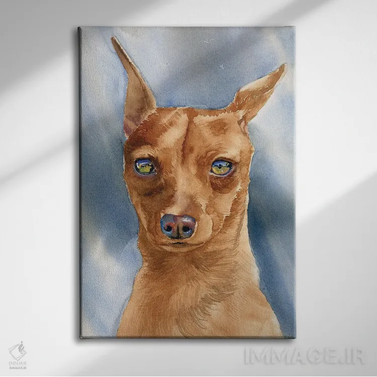 تابلو دکوراتیو پادشاه اسباب بازی ها اثر جودیت استاین - نمای روبهرو روی دیوار