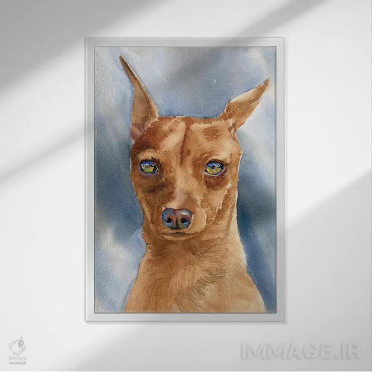 تابلو دکوراتیو پادشاه اسباب بازی ها اثر جودیت استاین - نمای قابدار سفید