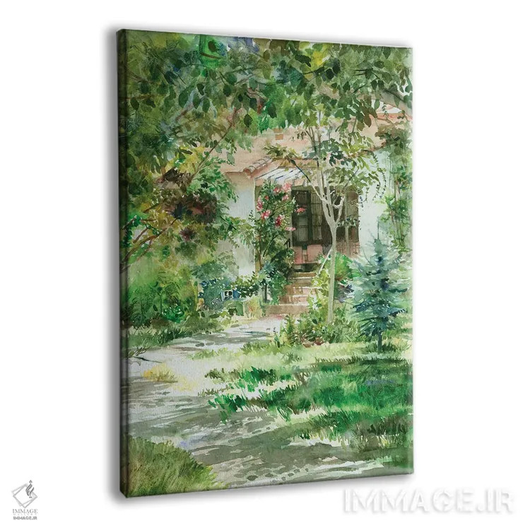 تابلو دکوراتیو عمارت پنهان اثر جودیت استاین - نمای پرسپکتیو محصول