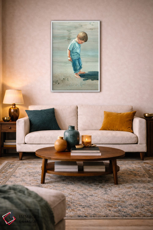 تابلو دکوراتیو من و سایه ام اثر جودیت استاین - D2W