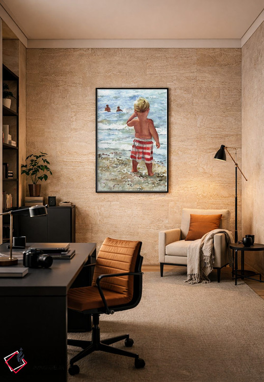 تابلو دکوراتیو تماشاگر آرزومند اثر جودیت استاین - D6B