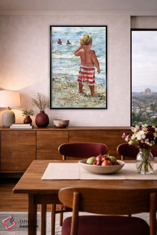 تابلو دکوراتیو تماشاگر آرزومند اثر جودیت استاین - D5B