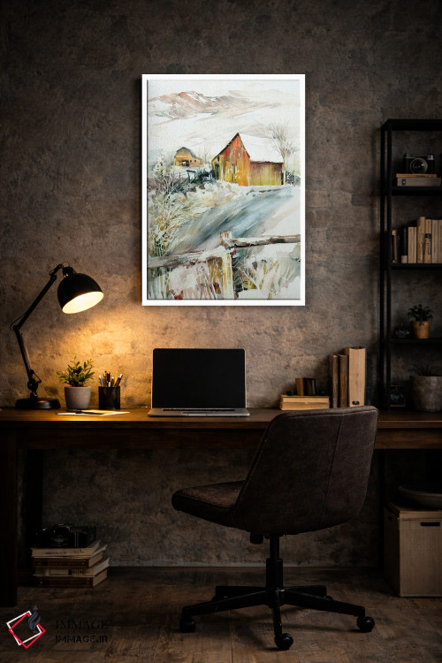 تابلو دکوراتیو اولین برف اثر جودیت استاین - D5W