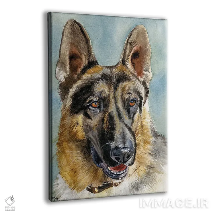 تابلو دکوراتیو هوش و قدرت جسمانی اثر جودیت استاین - نمای پرسپکتیو محصول