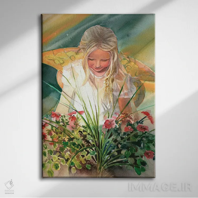 تابلو دکوراتیو سپیده دم نمایشگاه اثر جودیت استاین - نمای روبهرو روی دیوار