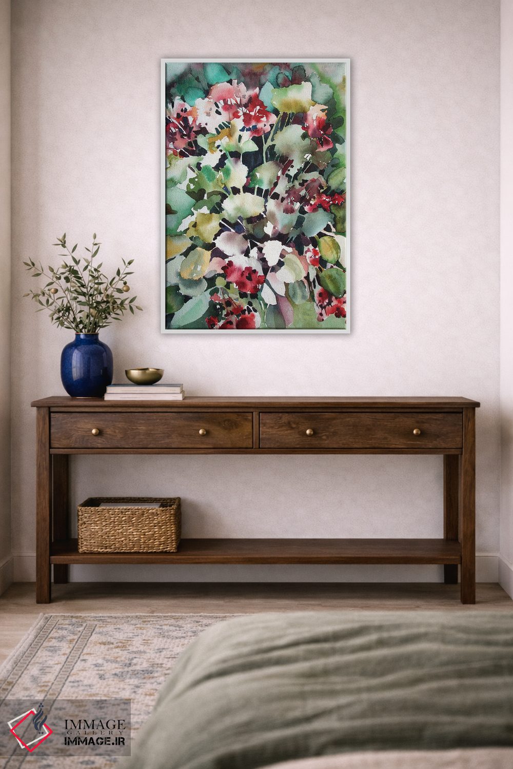 تابلو دکوراتیو شمعدانی ها اثر جودیت استاین - D2W