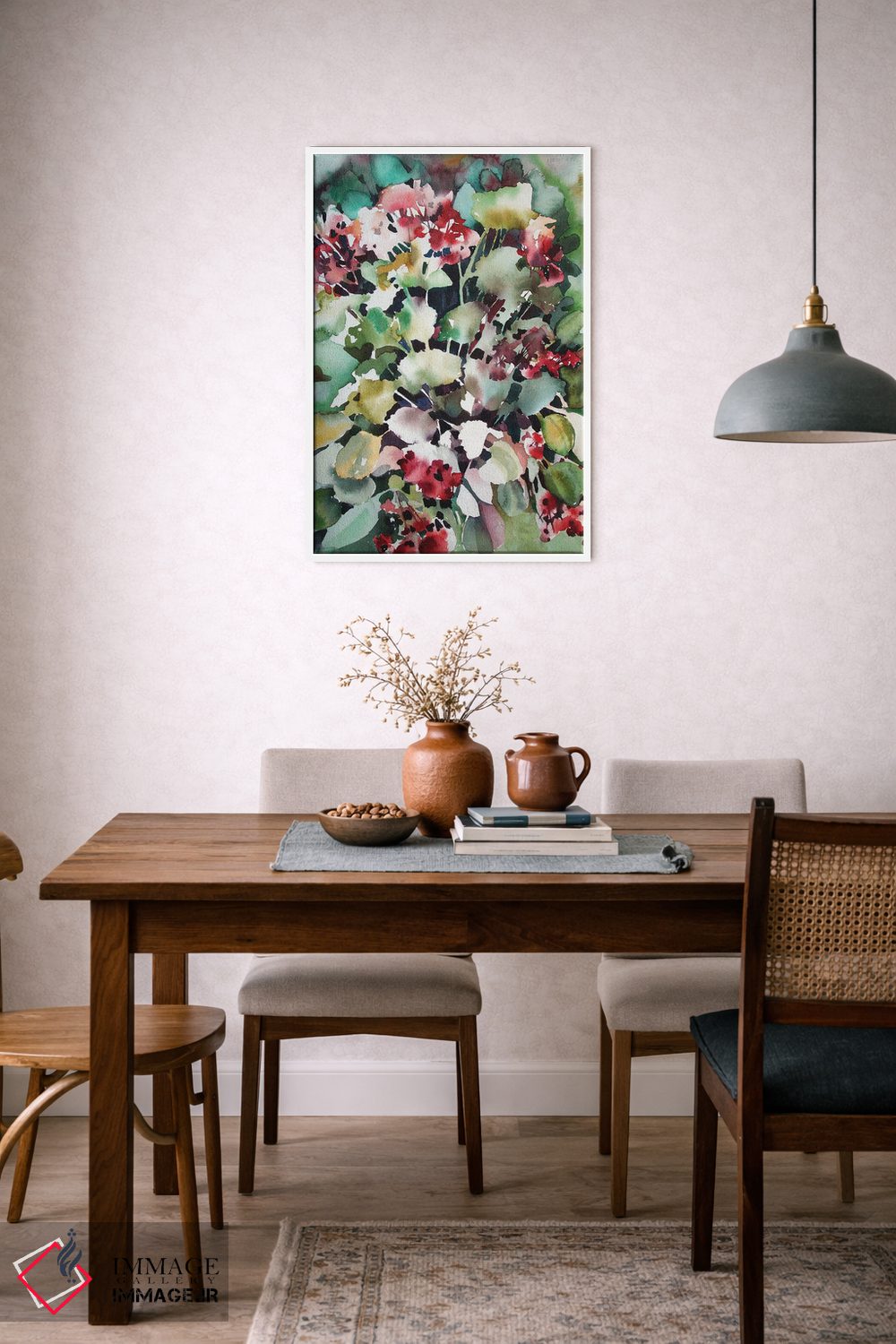 تابلو دکوراتیو شمعدانی ها اثر جودیت استاین - D5W