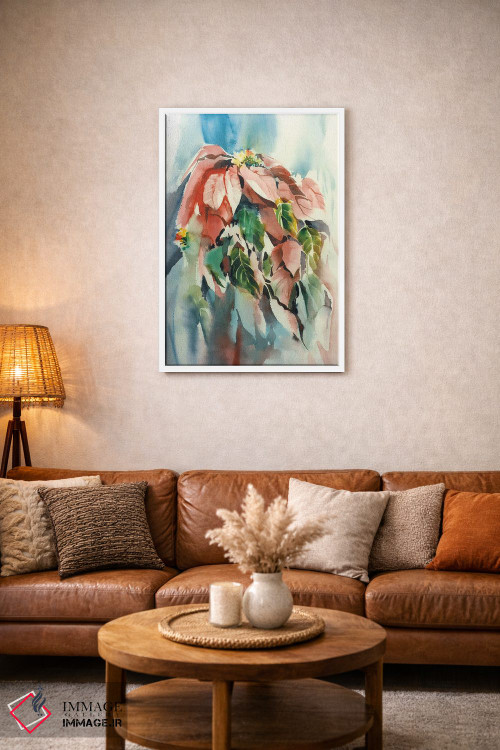 تابلو دکوراتیو پوینستیا اثر جودیت استاین - D2W