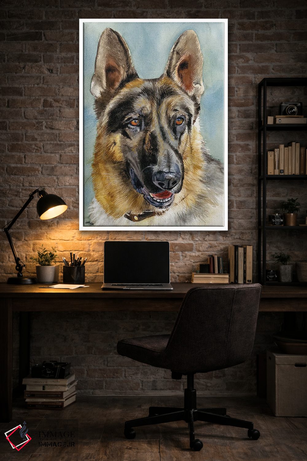 تابلو دکوراتیو هوش و قدرت جسمانی اثر جودیت استاین - D4W