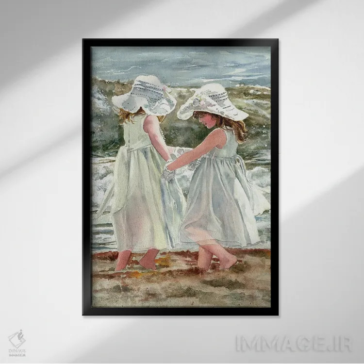 تابلو دکوراتیو رقصندگان عزیز اثر جودیت استاین - نمای قابدار مشکی