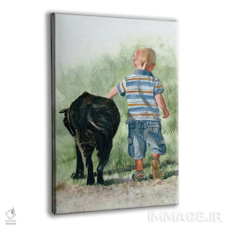 تابلو دکوراتیو باید عاشق سگ ها بود اثر جودیت استاین - نمای پرسپکتیو محصول