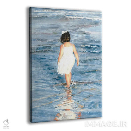 تابلو دکوراتیو آماده برای پا زدن در آب اثر جودیت استاین - نمای پرسپکتیو محصول