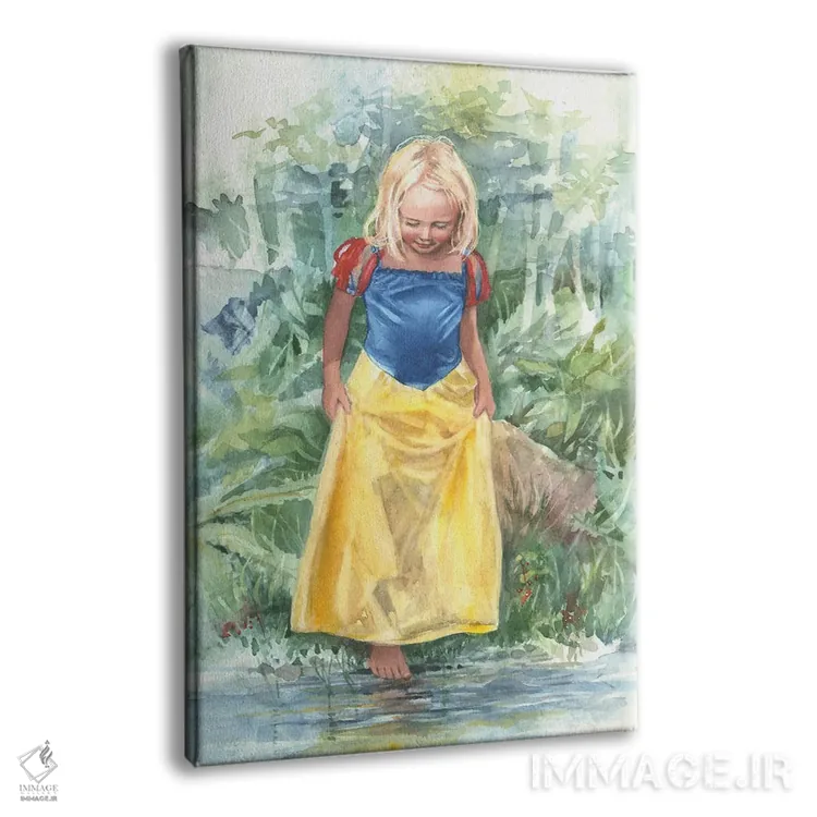 تابلو دکوراتیو سفیدبرفی اثر جودیت استاین - نمای پرسپکتیو محصول