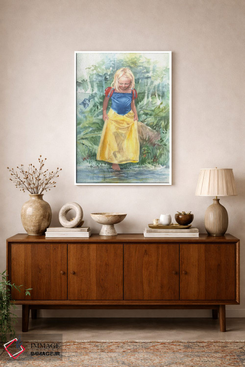 تابلو دکوراتیو سفیدبرفی اثر جودیت استاین - D1W