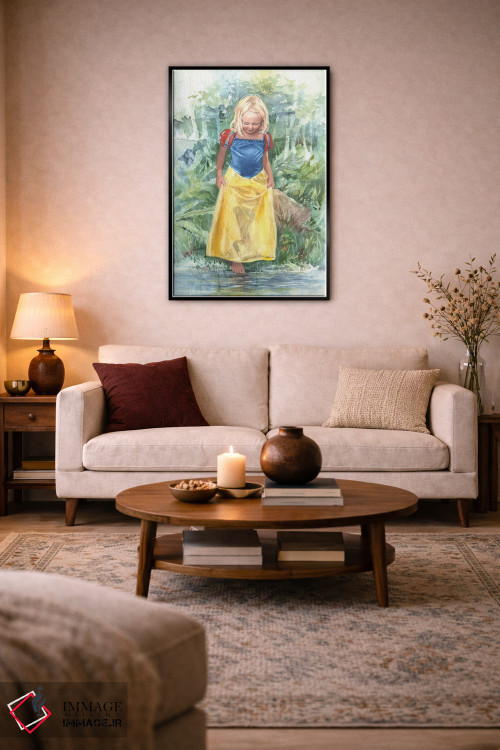 تابلو دکوراتیو سفیدبرفی اثر جودیت استاین - D4B