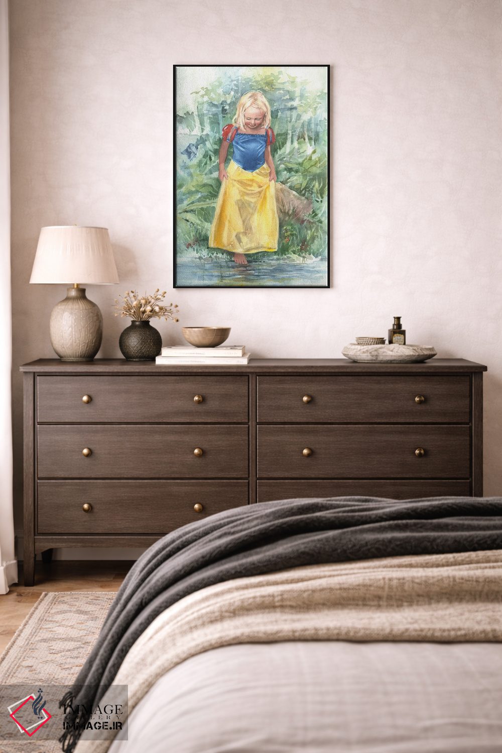 تابلو دکوراتیو سفیدبرفی اثر جودیت استاین - D3B