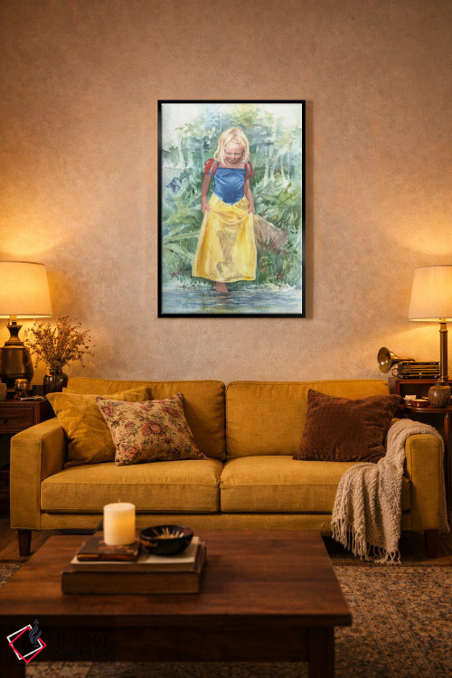 تابلو دکوراتیو سفیدبرفی اثر جودیت استاین - D2B