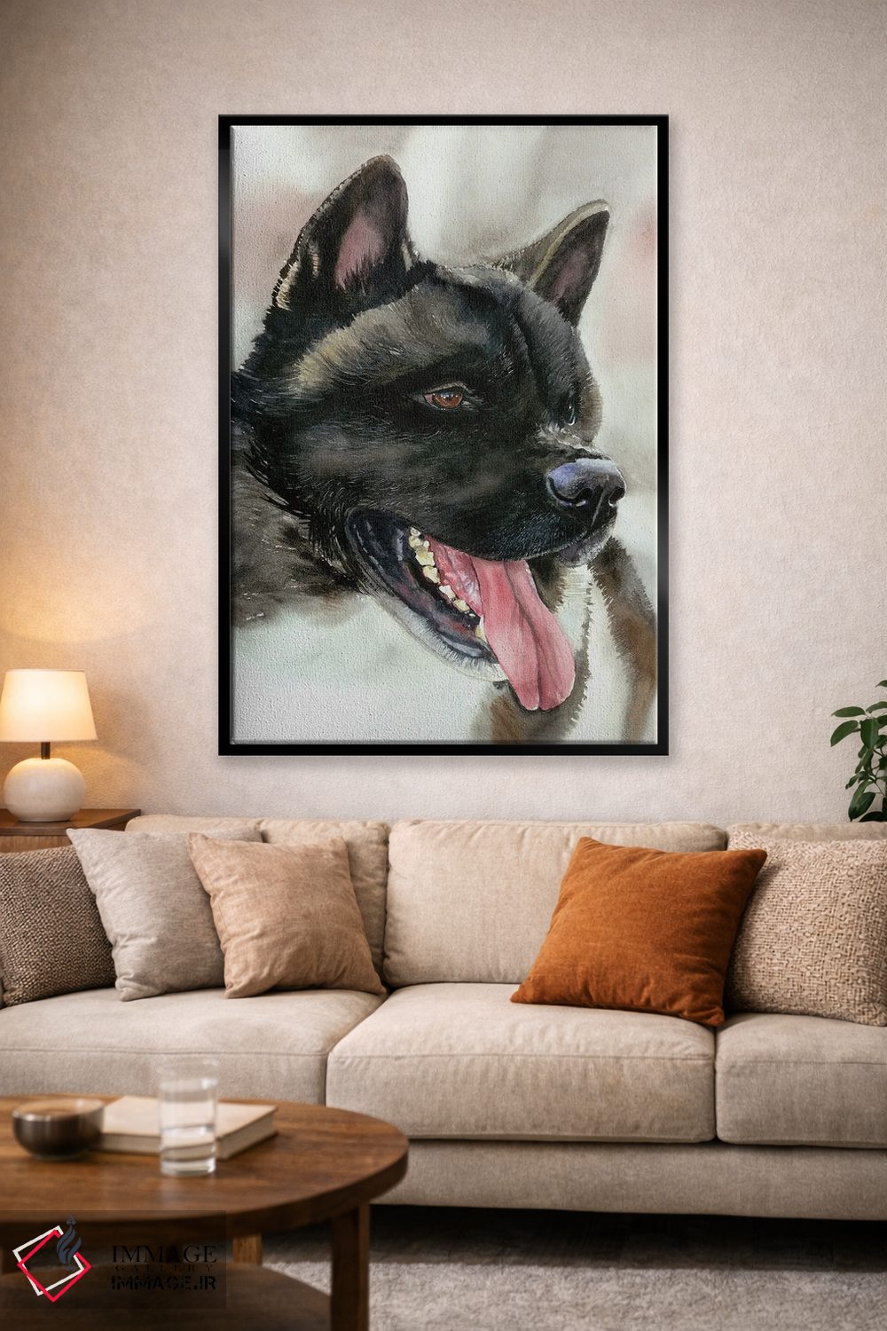 تابلو دکوراتیو آکیتا اینو اثر جودیت استاین - D1B