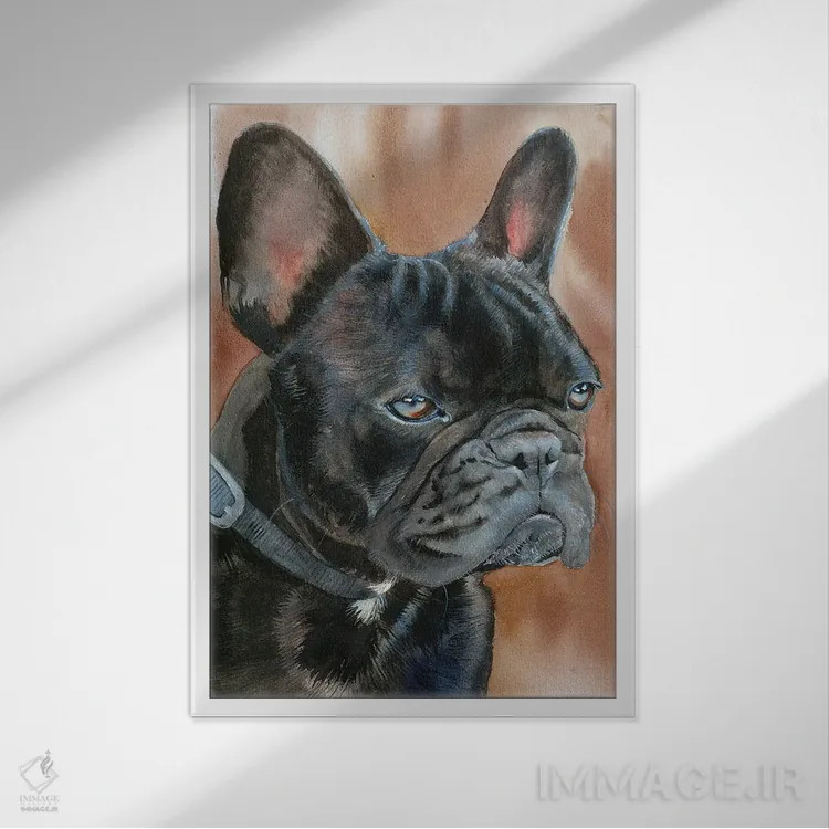 تابلو دکوراتیو دکستر اثر جودیت استاین - نمای قابدار سفید