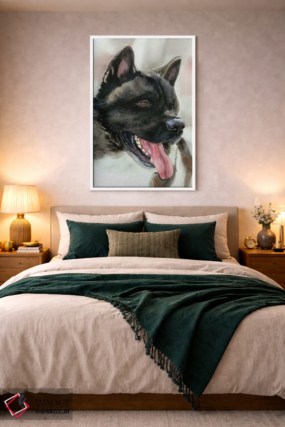 تابلو دکوراتیو آکیتا اینو اثر جودیت استاین - D2W