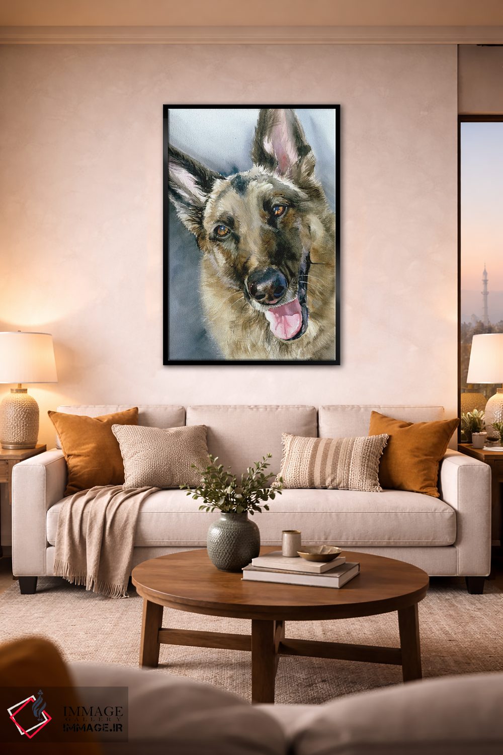 تابلو دکوراتیو برو برو اثر جودیت استاین - D2B