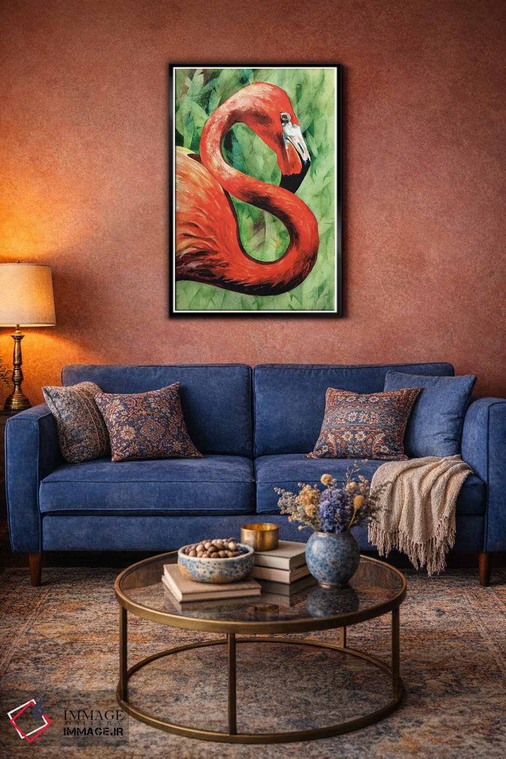 تابلو دکوراتیو فلامینگو اثر جودیت استاین - D5B