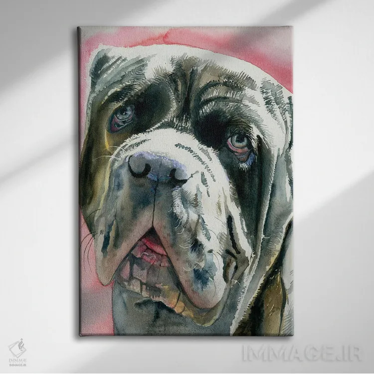 تابلو دکوراتیو نئو اثر جودیت استاین - نمای روبهرو روی دیوار